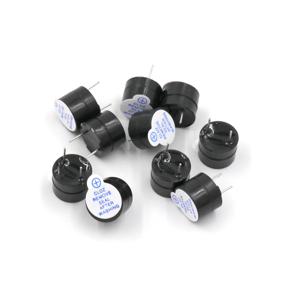 5V Mini Magnetic Active Buzzer Alarm Ringer Black 10pcs per bag