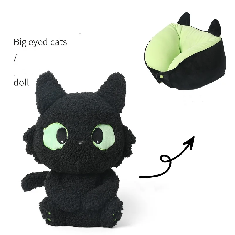 Personalized 2 in 1 switch plush soft stuffed animal penguin u shape pillow cushion cheap Kids travel neck pillow