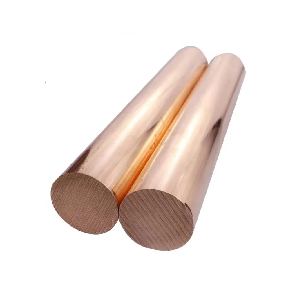 High quality C11000 C101 Dia 2-90mm round rod copper bar Hard Half-hard 99.9% Pure copper red copper