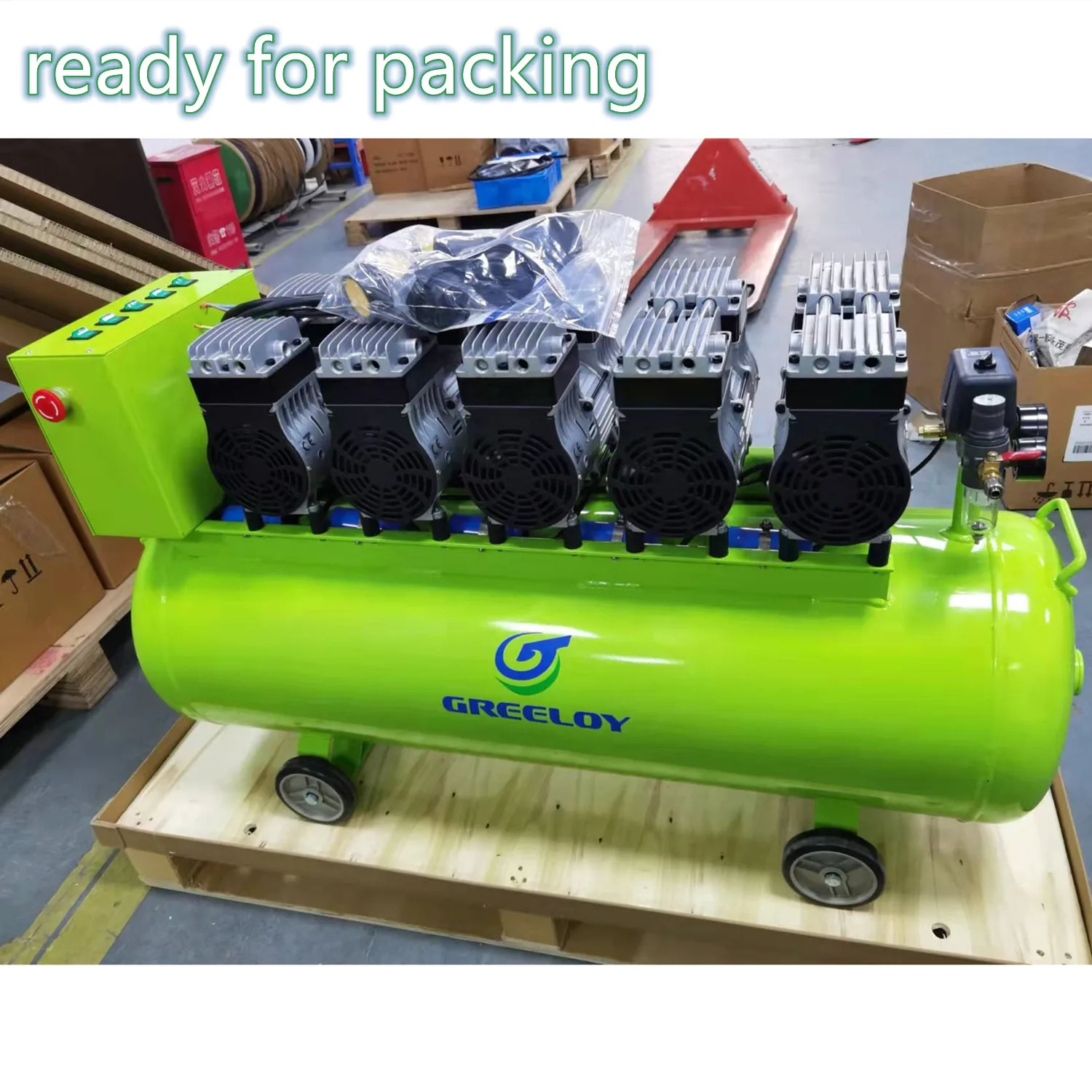 5Hp Silent Oil Free Air Compressor with 150L tank