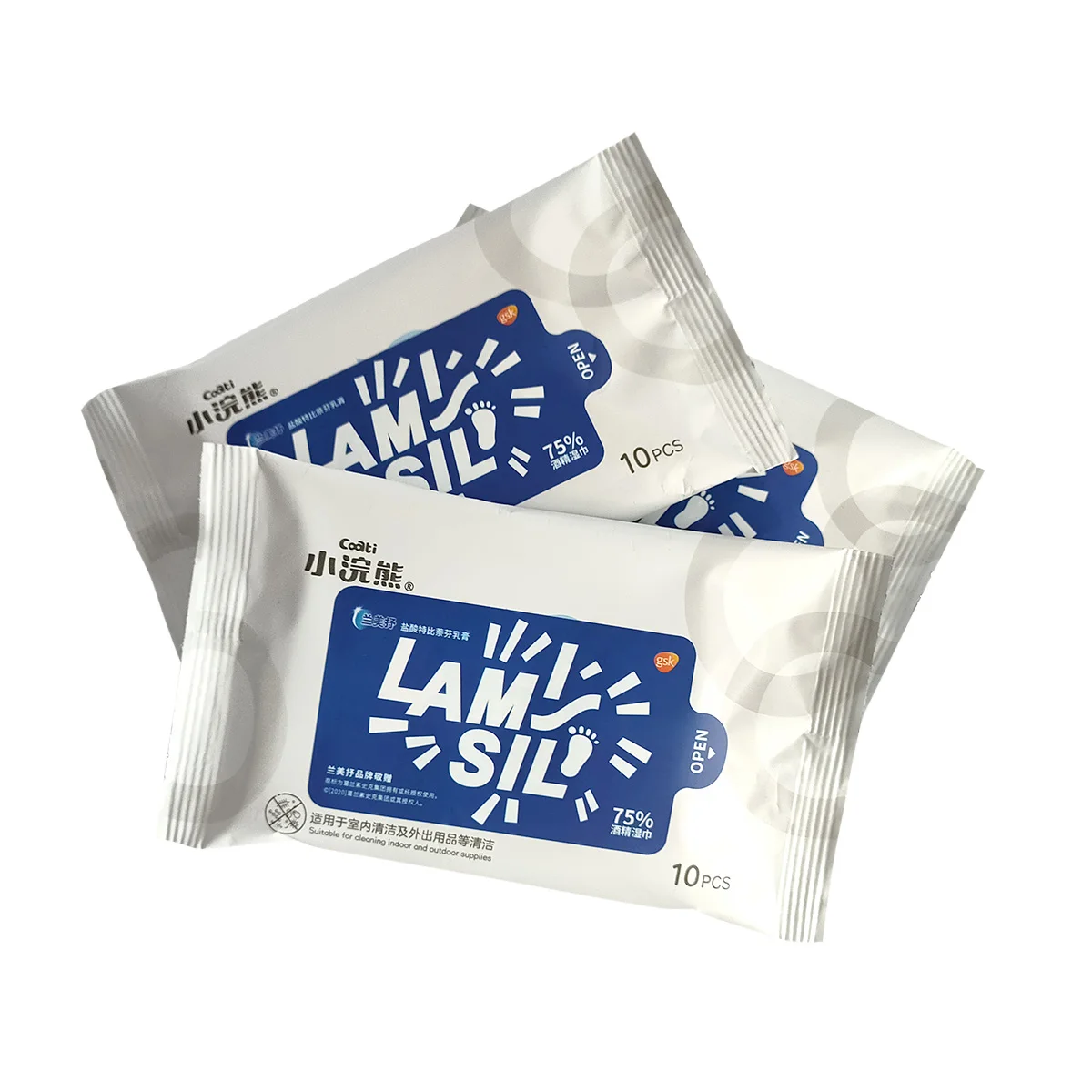 Cleaning Alcohol Isopropyl 75% Antiseptic disinfection Hand Sanitizing Wipes Alcohol Pads Pocket Bag