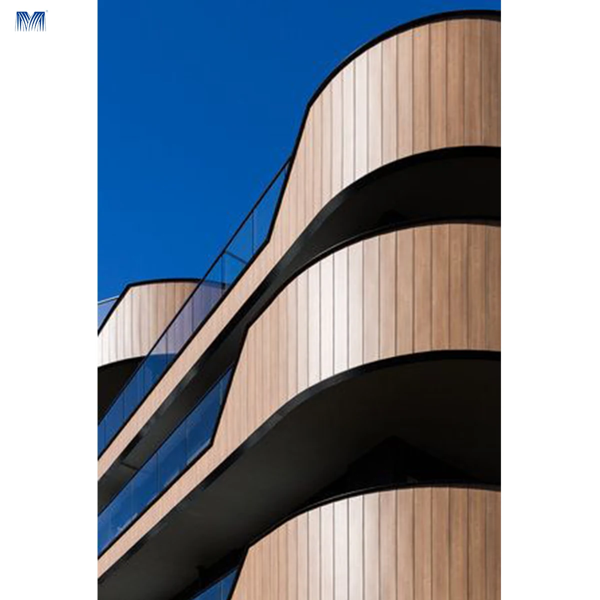 Slate tiles clip interlocking metal black corten office copper wooden finish external indoor awall aluminum cladding