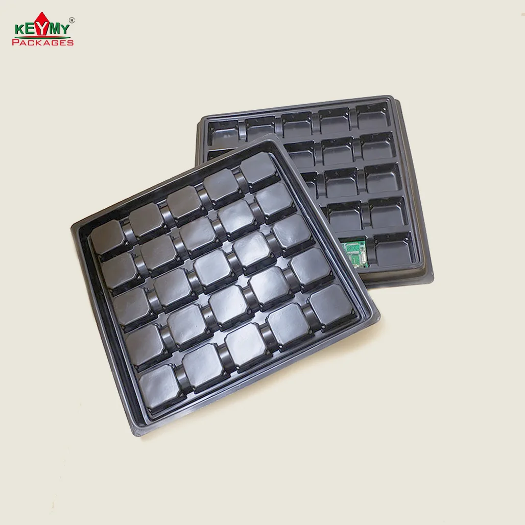 plastic blister tray, customize antistatic PVC blister tray for electronic components, PCBA package