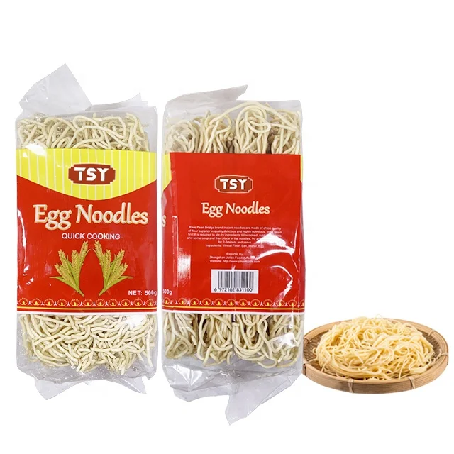 Chinese Manufacture Dried Noodles Quick Cooking Instant Noodle Traditional Egg Noodles