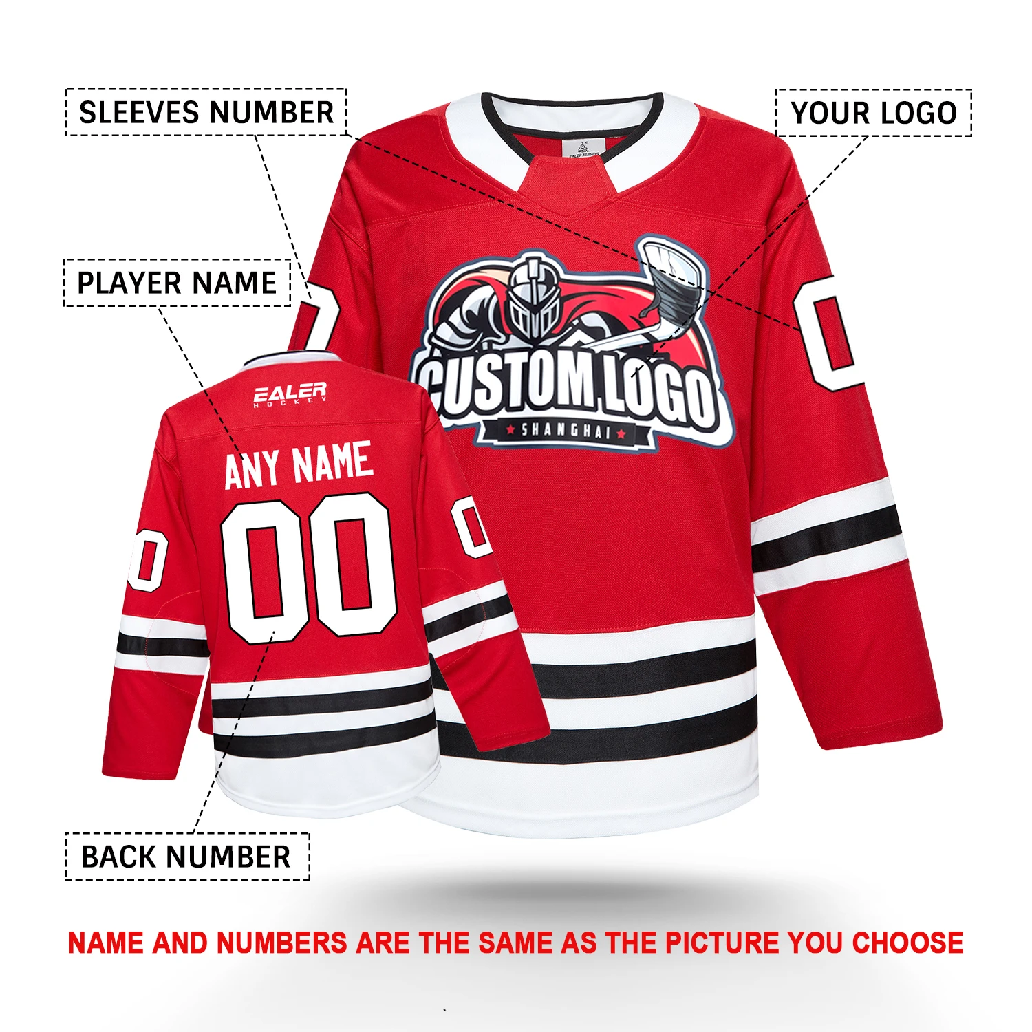 canada style ice hockey jersey custom hockey jerseys mens youth club name hockey jersey