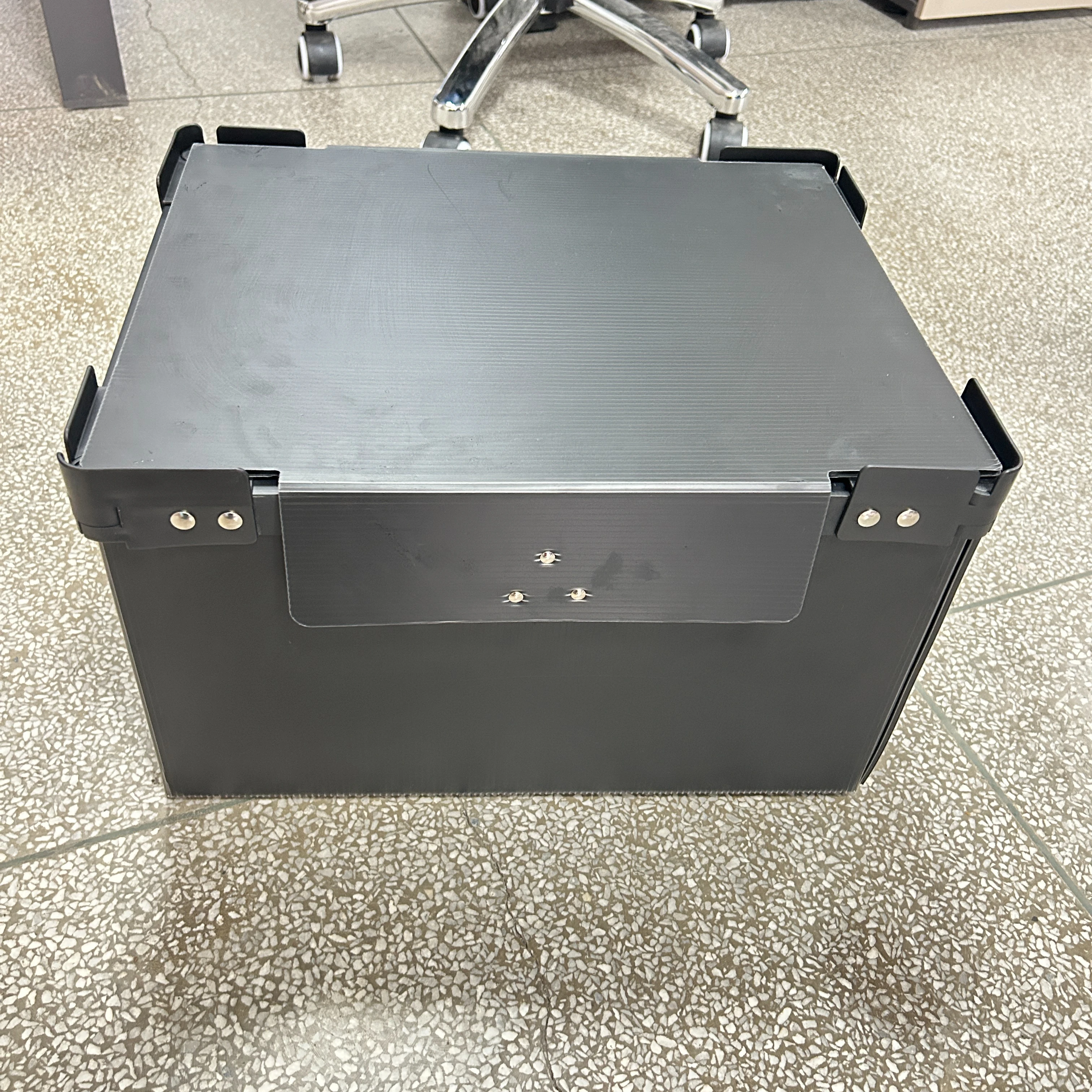 Customized Divider PP Corrugated Multi Layer Foldable Plastic Shipping Storage Box with Lid