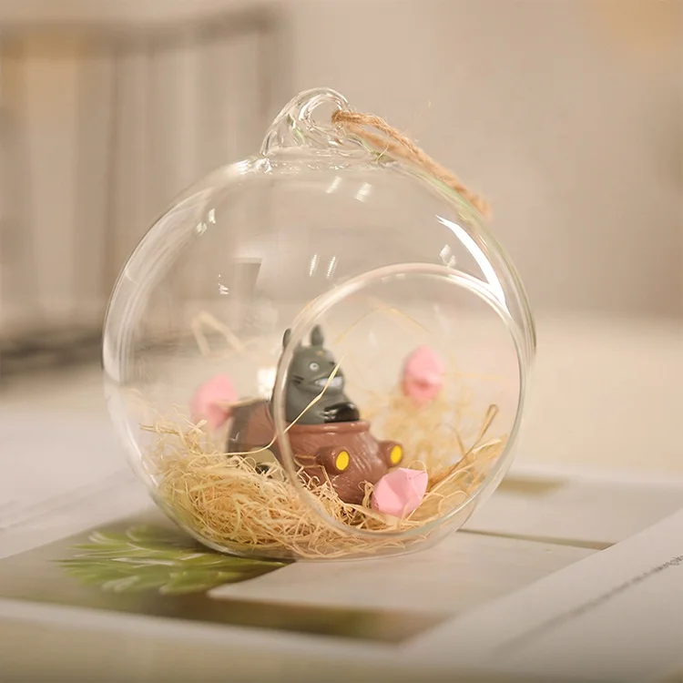 Creative DIY Micro landscape ecological vase glass terrarium Plants Pot Ball Transparent Globe Shape glass Terrarium for plant