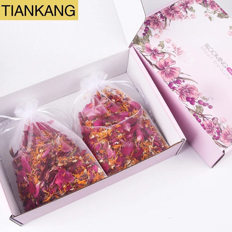 2022 Edible High Quality 1L Custom 100% Natural Dried Rose Petals Confetti Biodegradable for Wedding Decoration