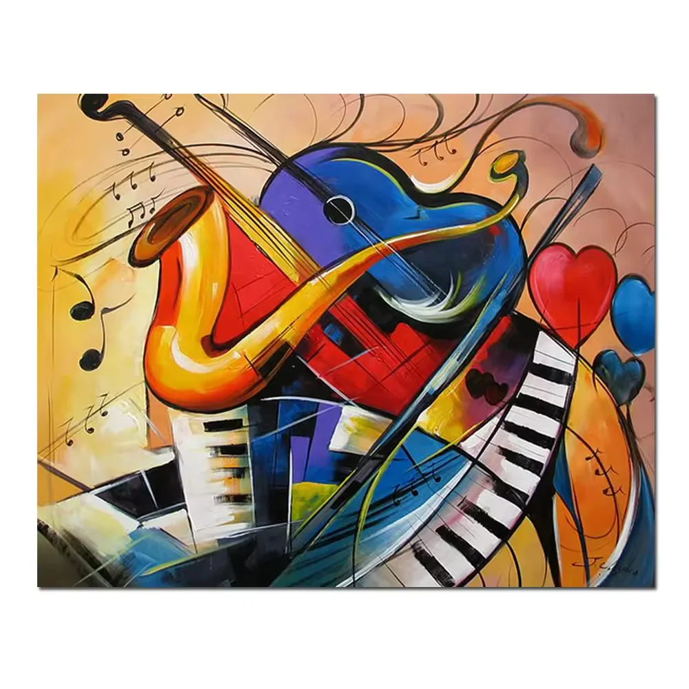 America Market Hotsale Paintings Abstract New Design Custom Wall Art Painting Handmade Oil Art
