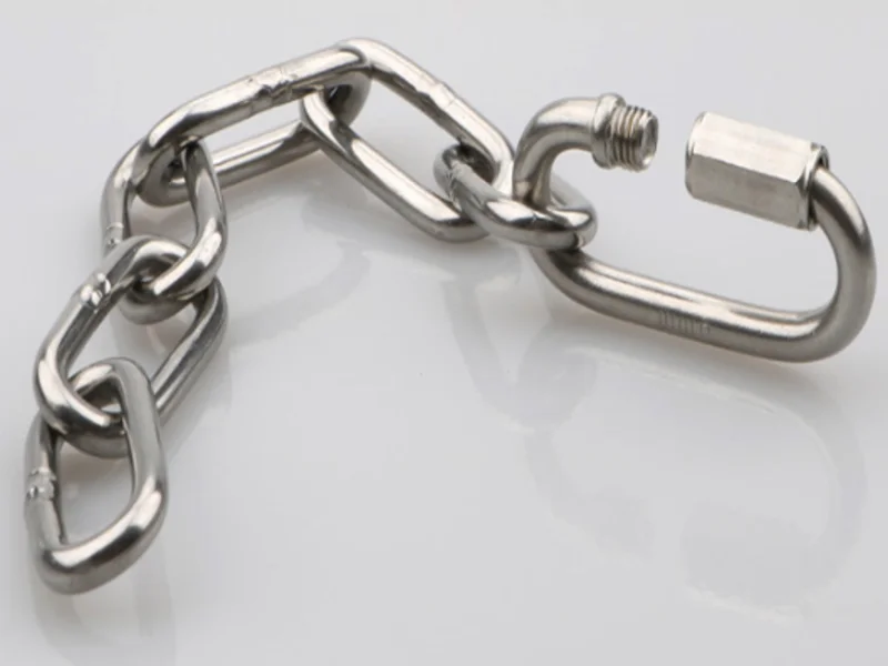 Ss304 Spring Loaded Hook Quick Release Snap Hooks Chain Connecting Link