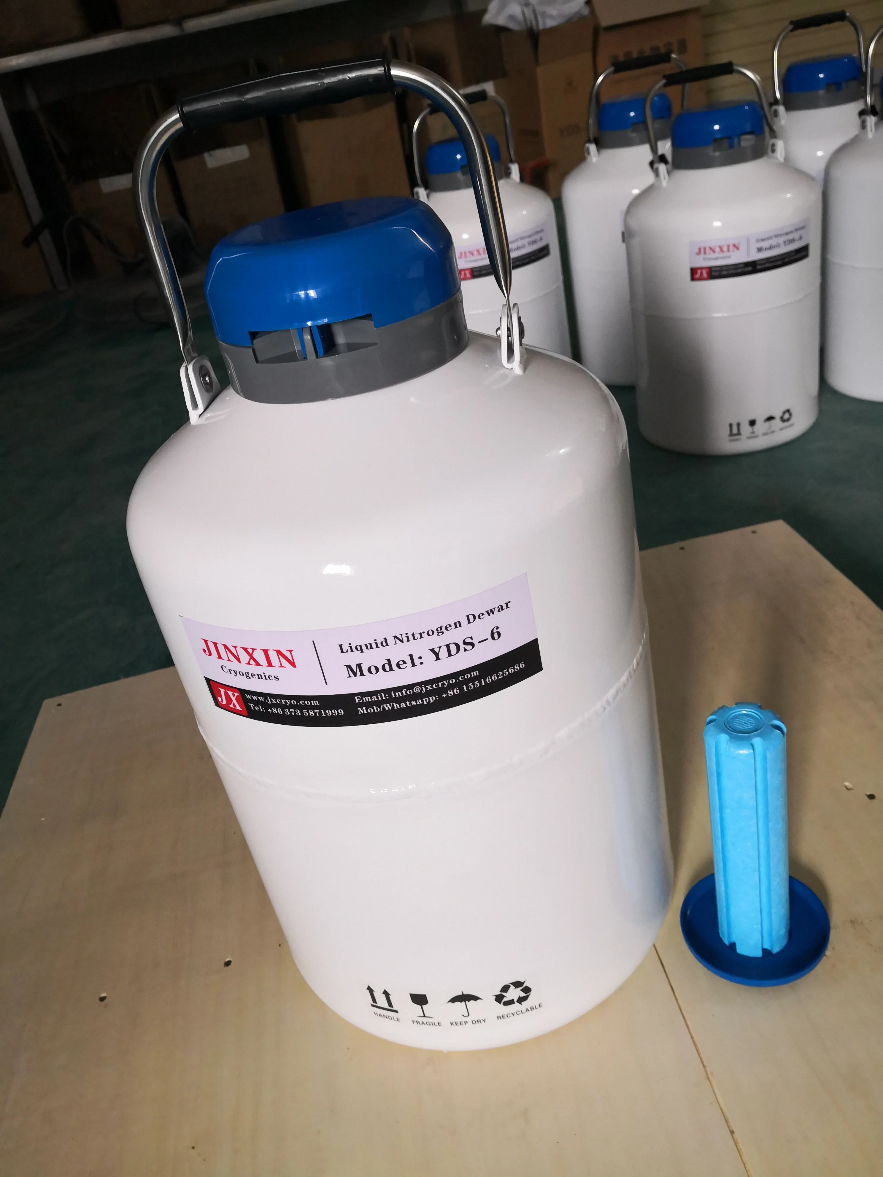 YDS-6 6Litres Bull Sperm Tank 2-400L liquid nitrogen containers