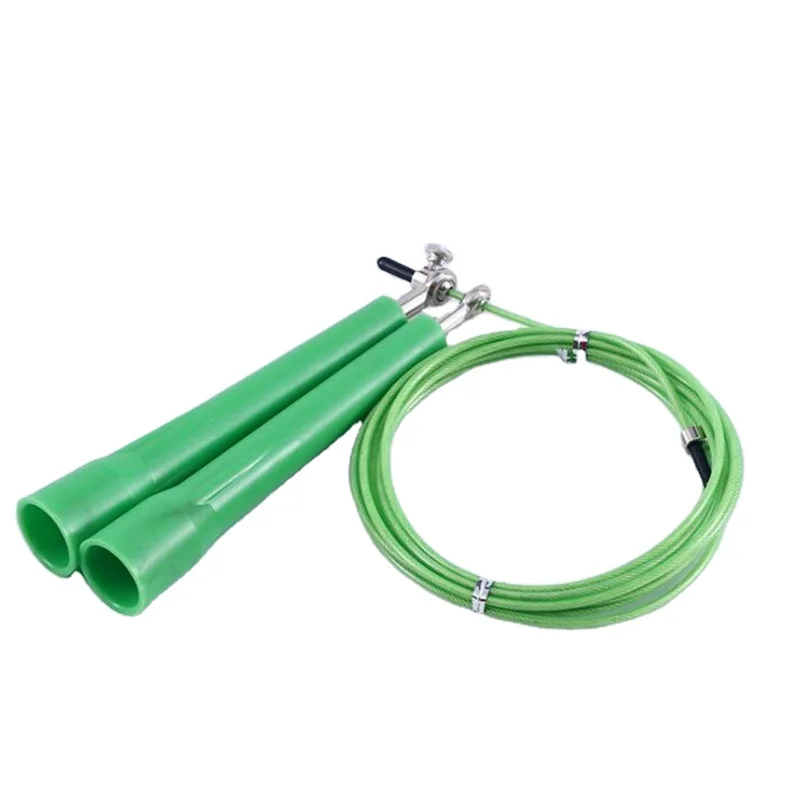 Wholesale Fitness Smart Speed Jump Rope PP Handle Bearing Weighted Features Training Equipment Steel Wire PVC Wire Aluminium