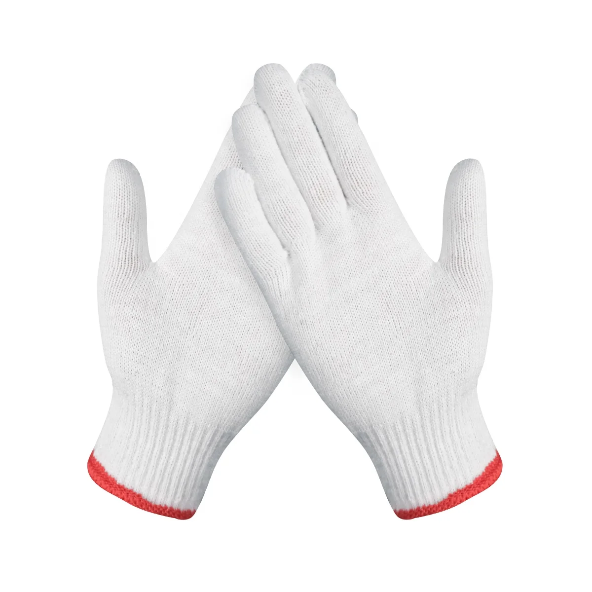 Best selling cotton yarn cotton knitted gloves China Factory Wholesale gardening work glove