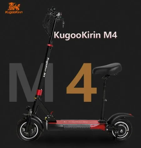 Новинка 2022 года европейские складские электрические скутеры KugooKirin M4 для взрослых 48 В