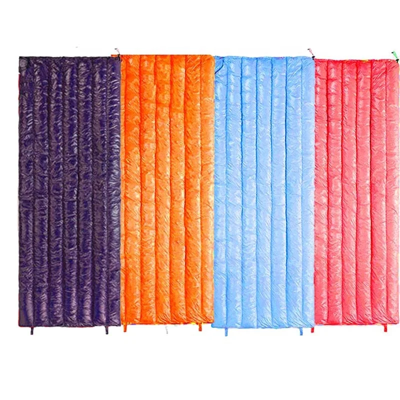 China Tent Manufacturer OEM Custom Envelope Style Ultralight Goose Down Mummy Winter Sleeping Bag