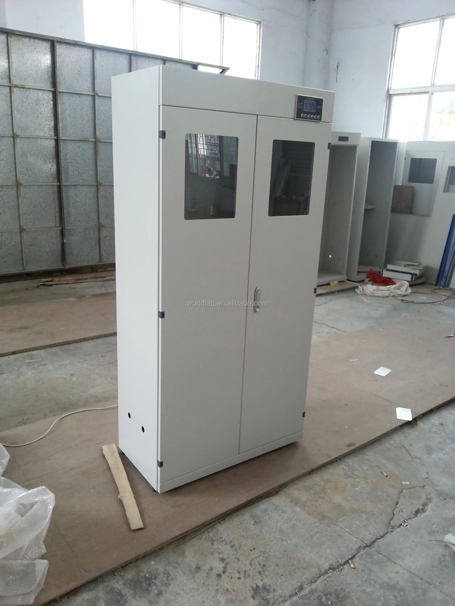 All steel gas cylinder cabinet with leakage alarm gas cylinder storage cabinet steel safety cabinet