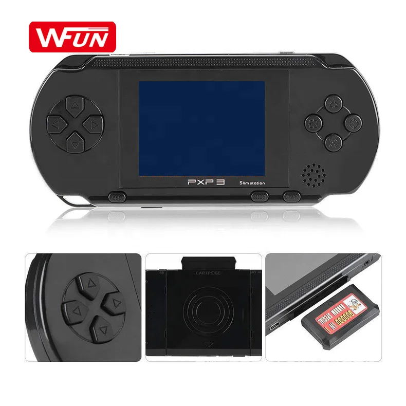 Mini Retro PXP3 Handheld Game Console Portable 16 bit Slim Station 2.7 inch Pocket Game Player for Kids Birthday Gift