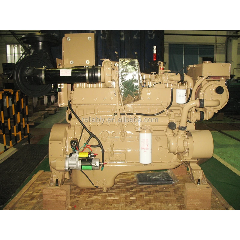  Китайская Фабрика Dongfeng dcec 150Hp 200hp 6Bta5.9 4Bt NTA855-M Судовой двигатель для
