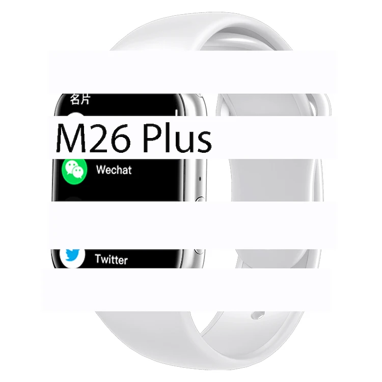 NEW M26 plus smart watch series 6 for call answering 1.75inch blood pressure smartwatch