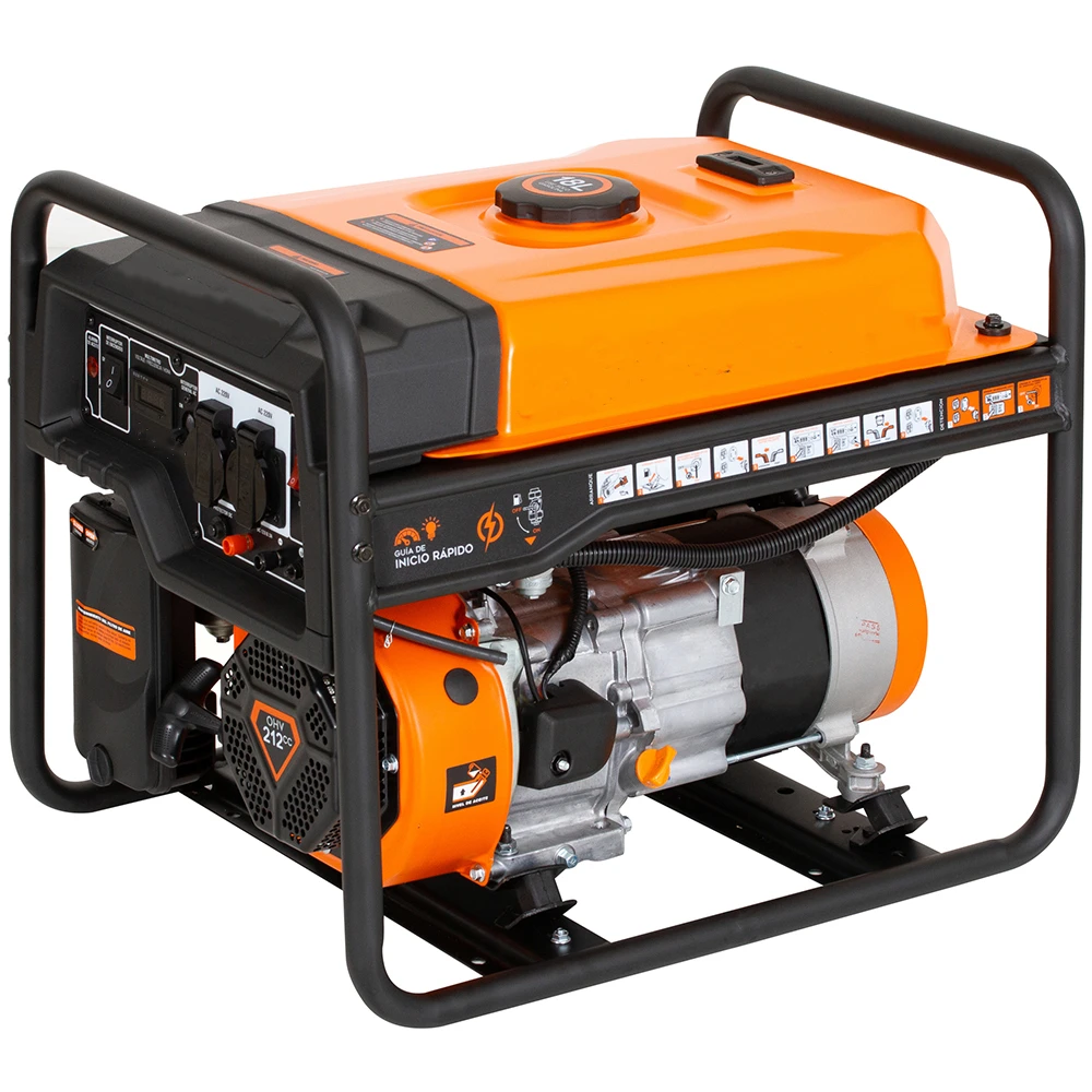 Mini Single 3 Phase Electric Generators Inverter Gasoline 3kw 5kw Portable Gasoline Generator