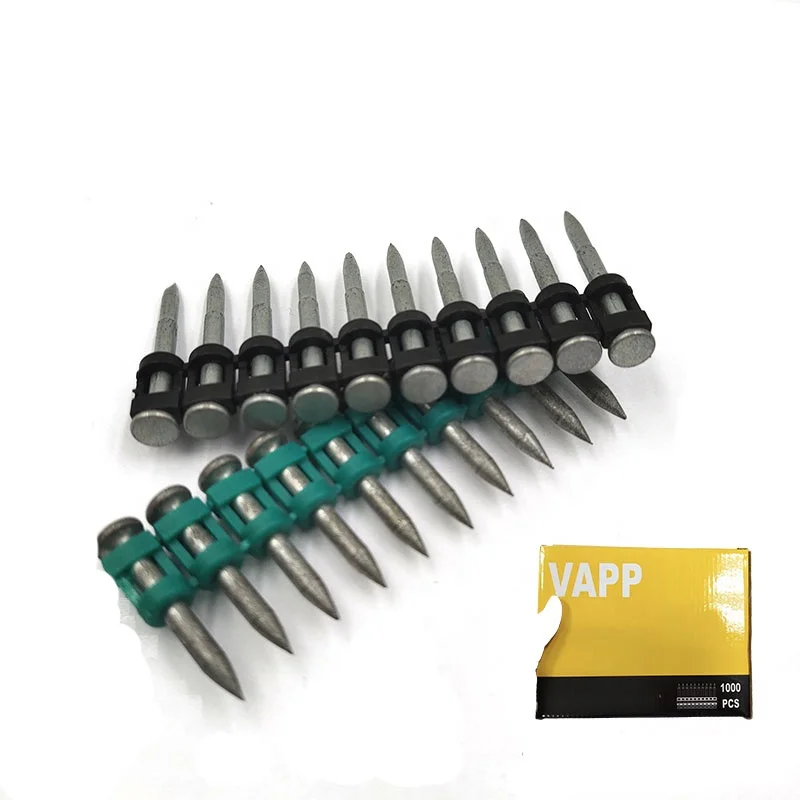 Collated Gas Drive Pins Strip Concrete Nails 3.0 16mm 19mm 25mm
