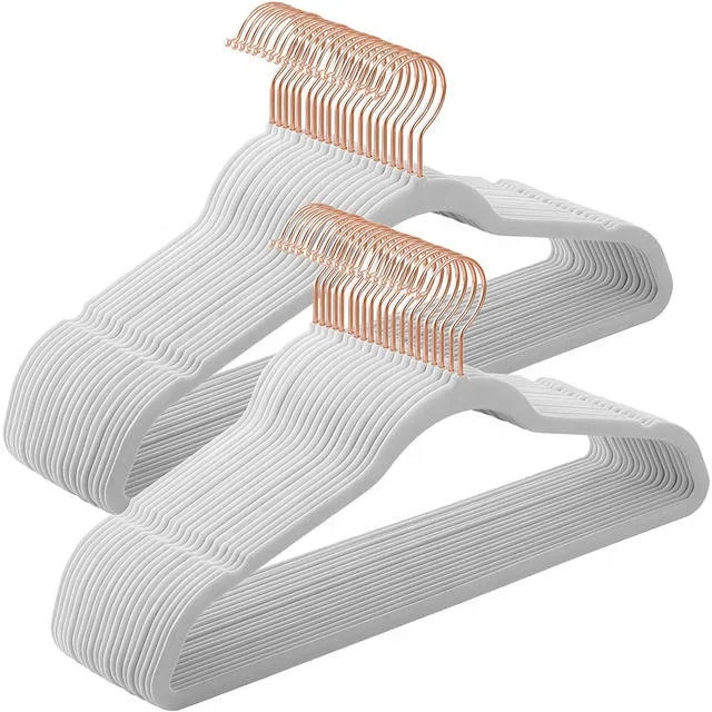 Cabides de veludo resistentes para casacos calcas e roupas conjunto de cabide antiderrapante economiza espaco cabides de feltro