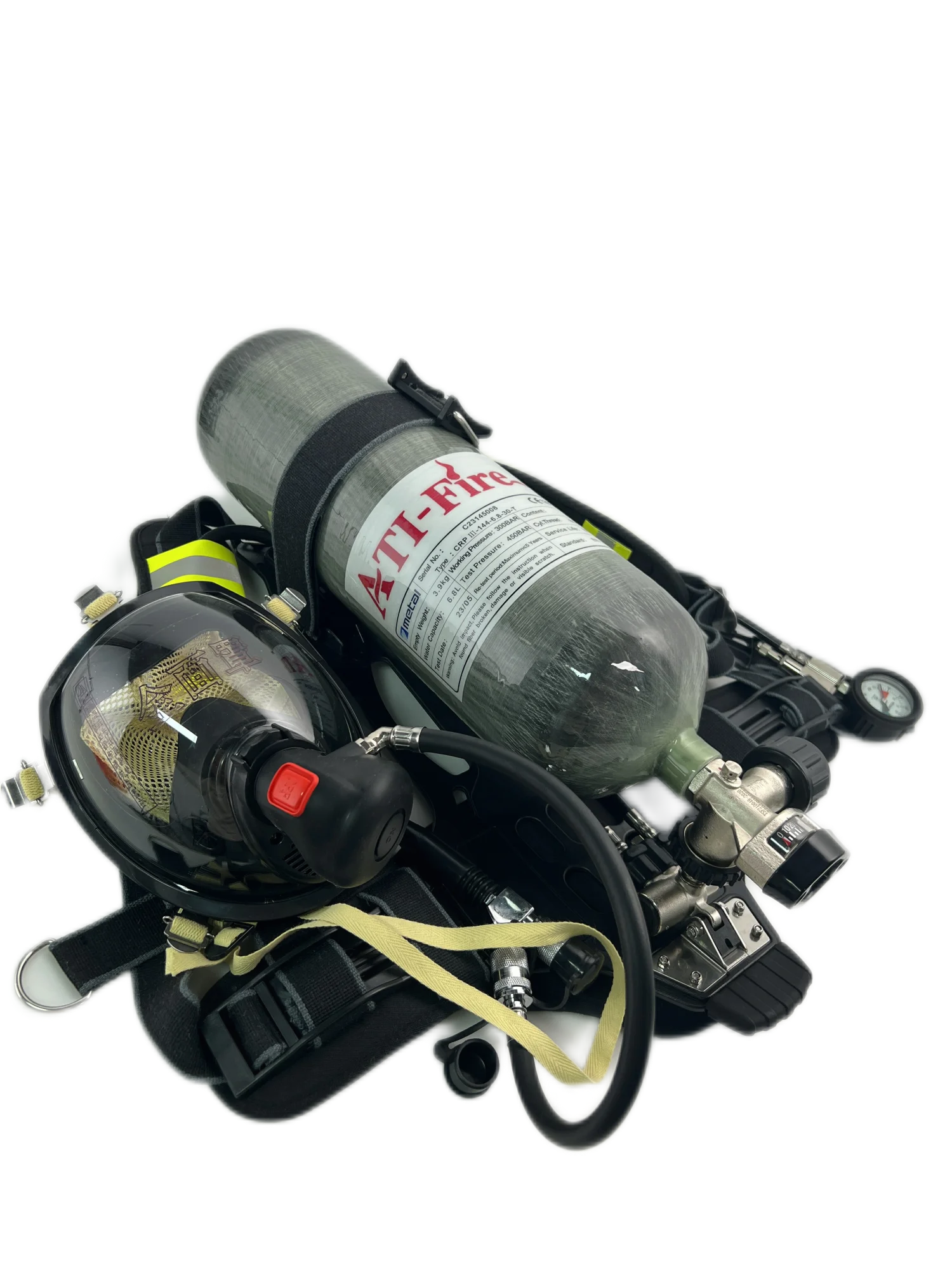 Ati-fire EN137 стальная Cydiner 6 8 л 300 бар противопожарное оборудование scba