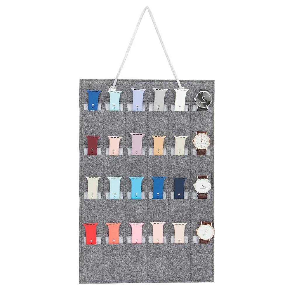 Watch Band Hanging Storage Organizer Watch Display Storage Roll Watch Band Straps Accessories
