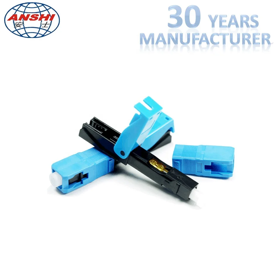 ANSHI Fiber Optic SC/PC Quick FAST CONNECTOR