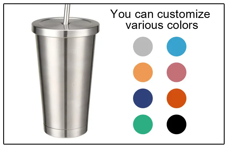 
Large coffee gift mug colour changing frosted beer mug insulated stainless steel wine tumbler double wall travel mugs 