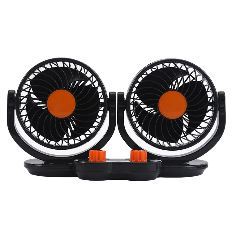 Недорогие портативные автомобильные вентиляторы, регулируемые на 360 градусов, 5 дюймов, оптом