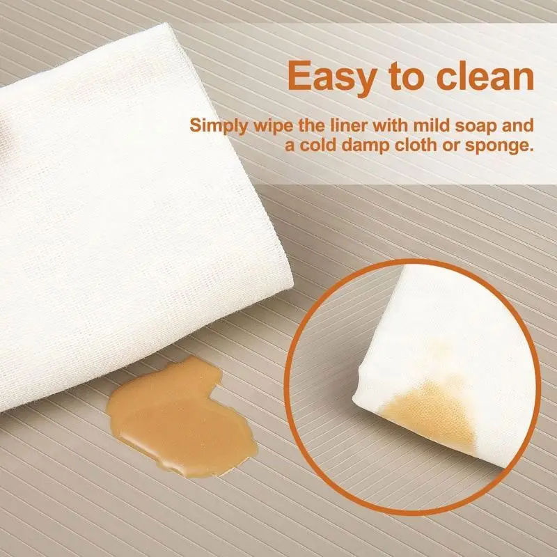 Лидер продаж подкладка на полку для выдвижного ящика Противоскользящий коврик лист пищевых продуктов LfGB