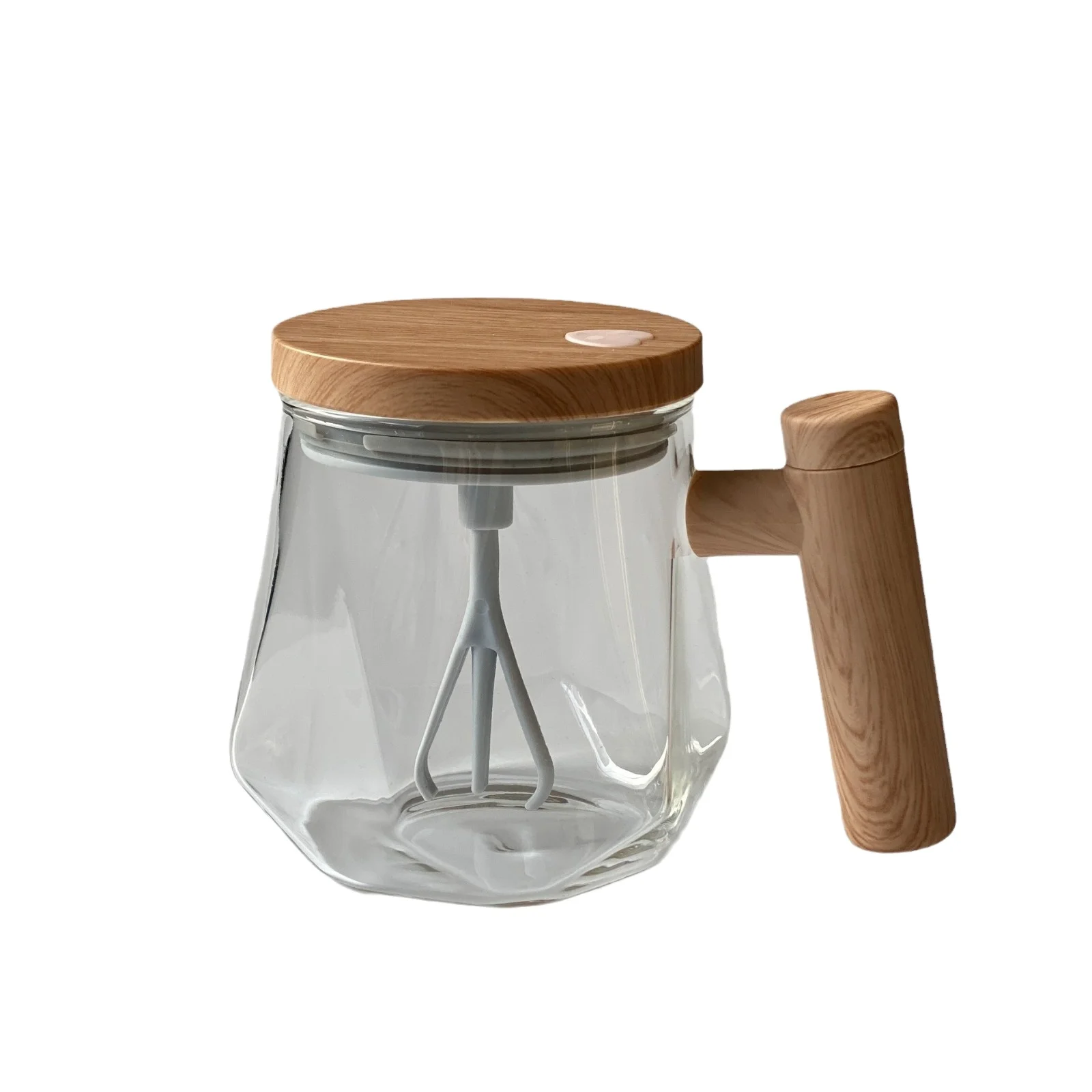 Self-Mixing Travel Mug Electric Auto Self-Stirring Coffee Mug Glass Material for Busy On-The-Go Lifestyle