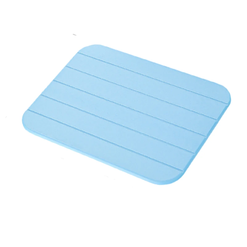 Factory Custom Designs Printing with Low MOQ  Super Absorbent Eco-friendly Diatomite Bath Mat