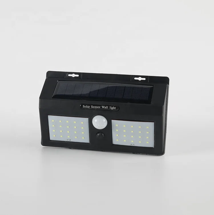 motion sensor wall light SMD 20*2 solar wall light outdoor for patio deck yard garden