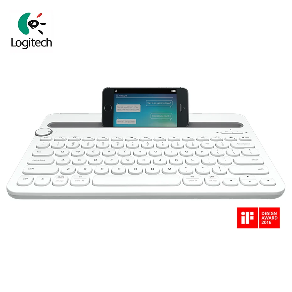 
Logitech K480 Multi-device Keyboard Portable Smartphone tablet PC thin Office Wireless Keyboard 