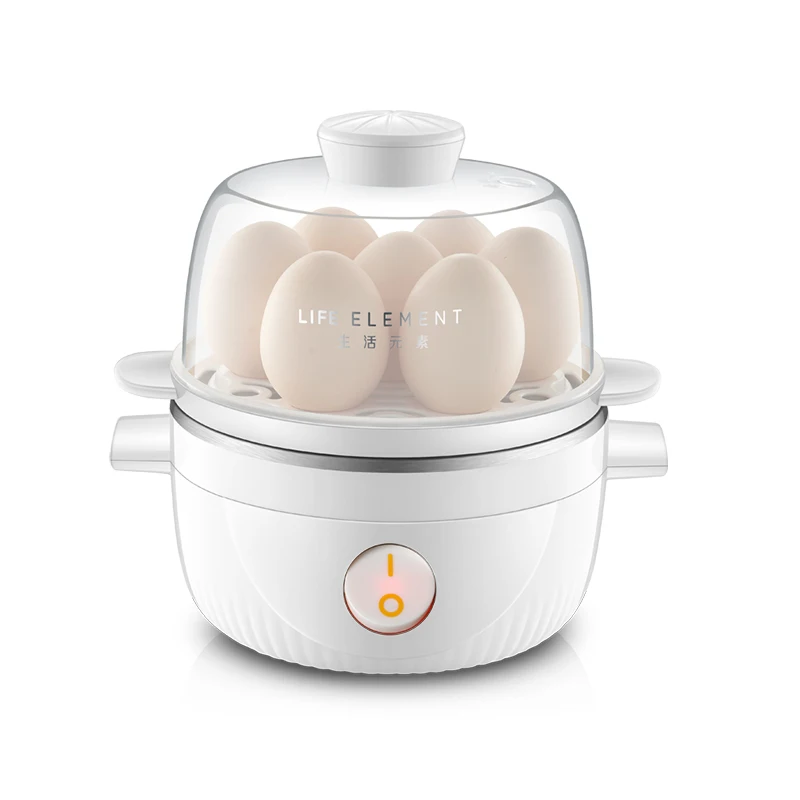 Electric stainless steel single layer 7 egg boiler egg cooker and cooker steamer