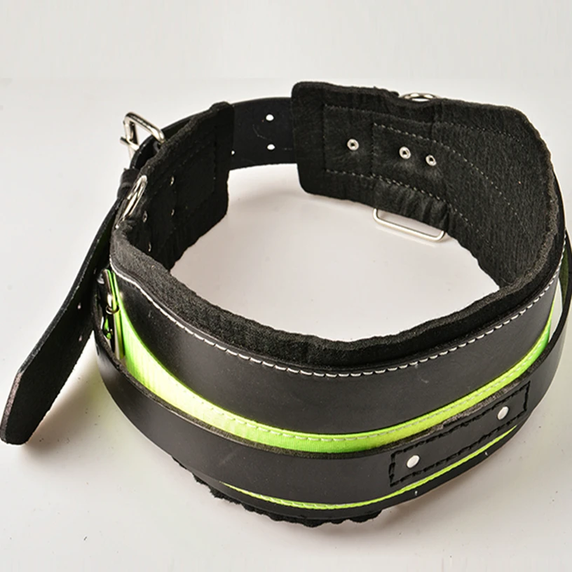 China manufacturers sell leather protective belts for coal miners working at heights