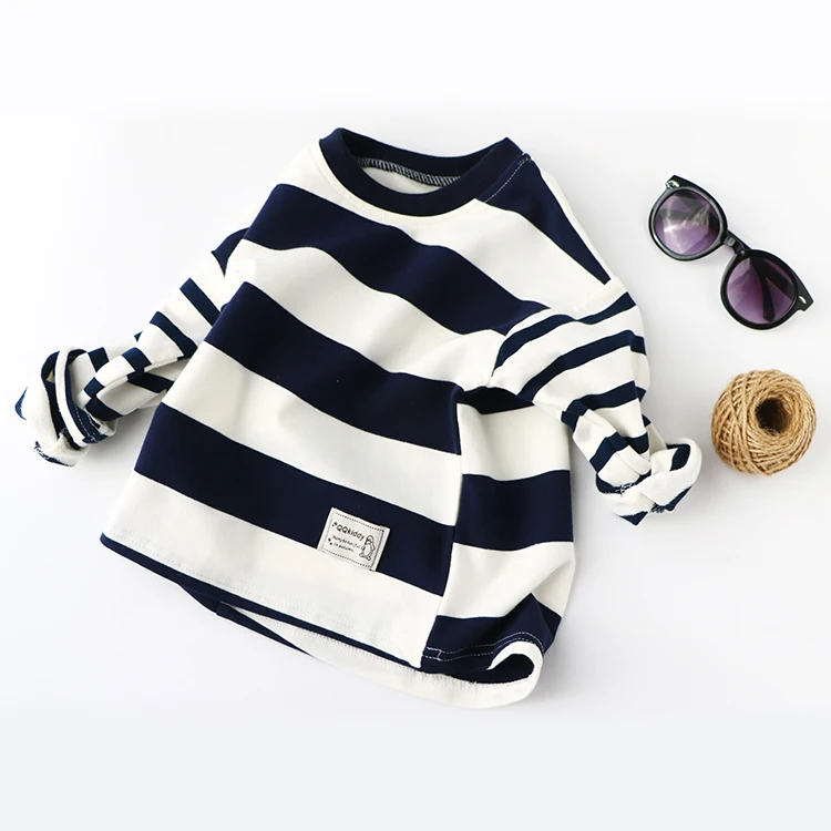 
DRQZY1912SY046 Boys T Shirt Long Sleeves Children Cotton Tops Baby Toddler T Shirt Kids Clothing Full Sleeve Infant Clothes 