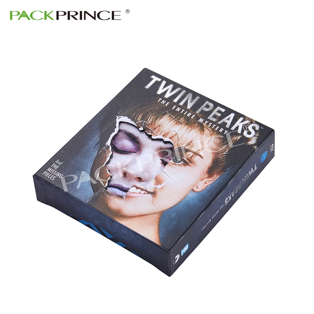 High End Handmade Custom Flip DVD Set Packaging Empty CD Gift Box