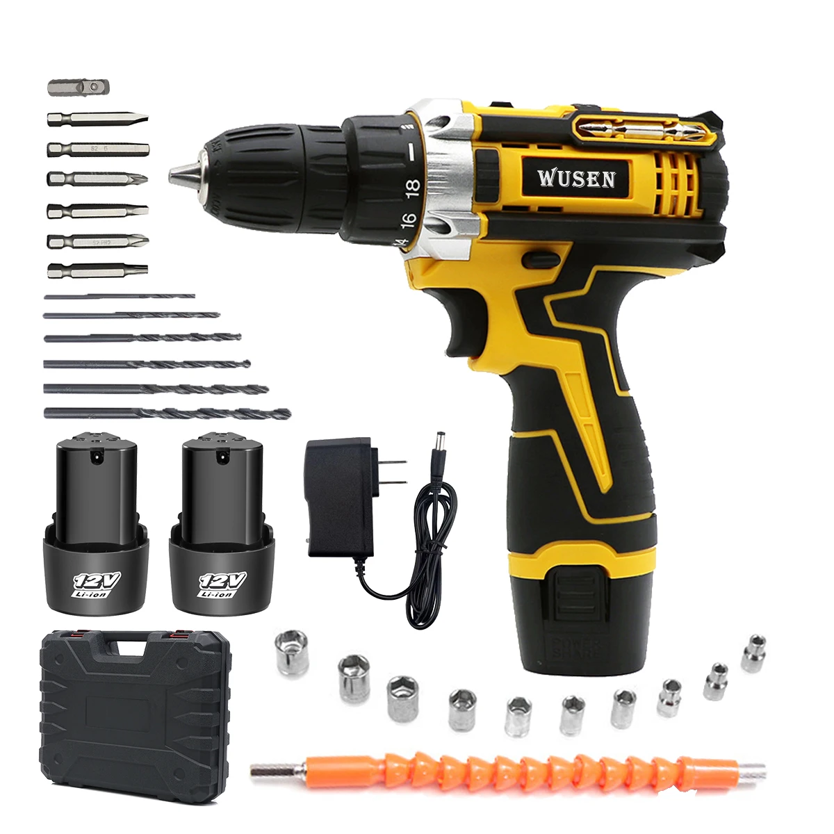 DIY Cordless Drill Power Screwdriver Multi Function Charging Electric Hand Drill Home Industrial Electric Screwdriver