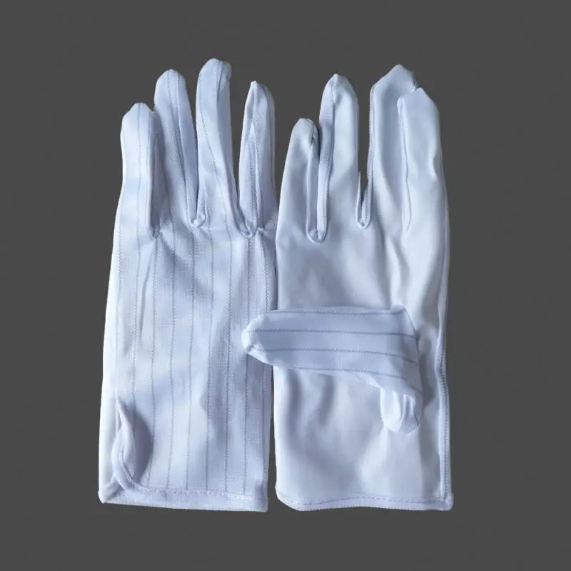 Gardening General Purpose Work Safety Coated PU ESD carbon gloves, anti-static, abrasion resistant, 13 gauge nylon