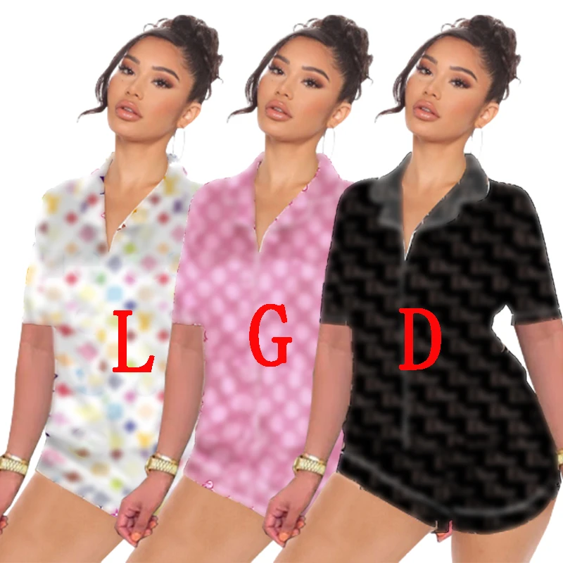 
Latest 2021 Summer Women Female Elegant Luxury Silk Nighty Pajama Nightwear Short Sleeve Tops Shorts Two Piece Set Loungewear 