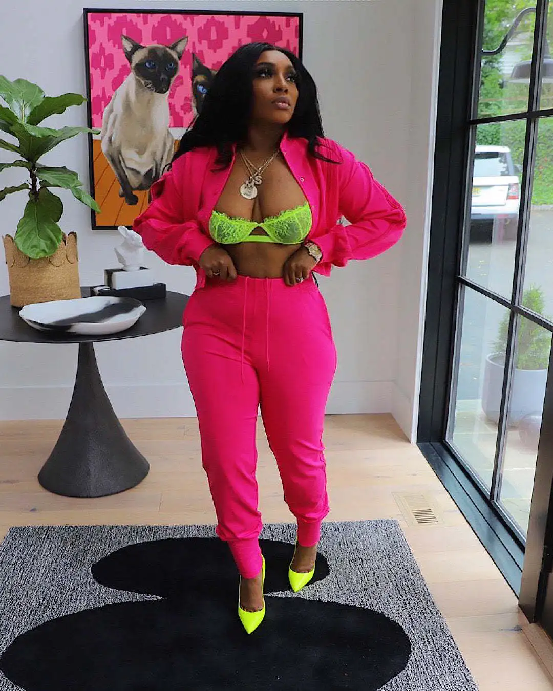 Custom Joggers Sweatpants Fall Spring 2024 Winter Clothes 2 Piece Button Cropped Varsity Jackets Tracksuits Set For Women