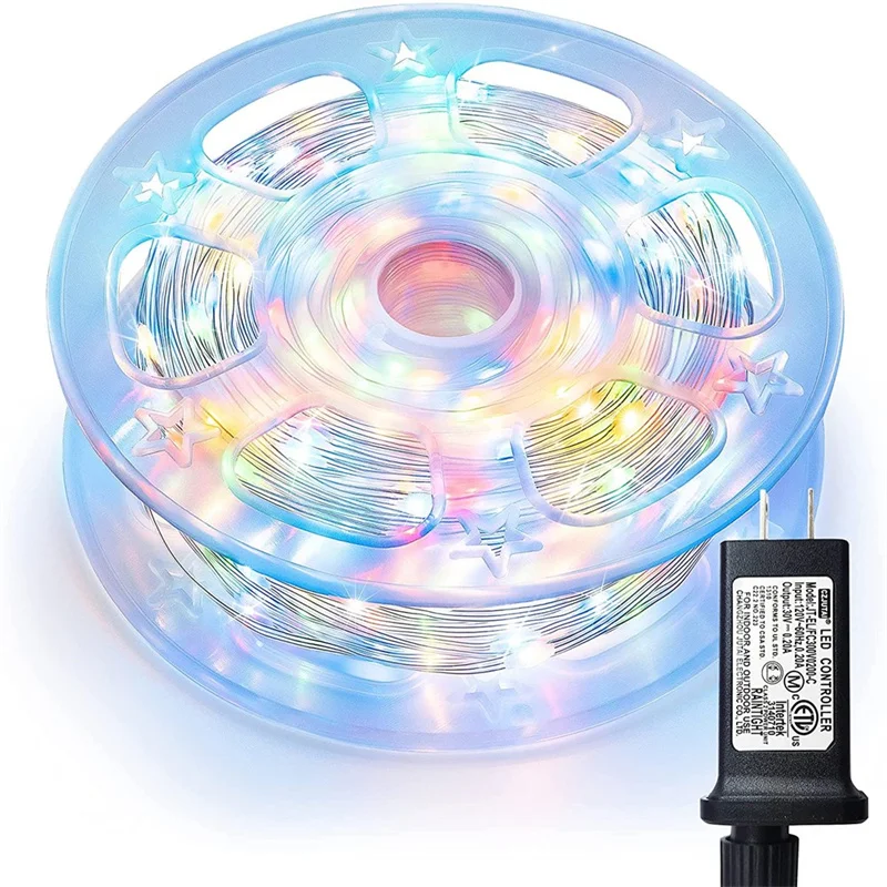 Led Christmas Outdoor Garden Decorative Pixel Point String Lights Smart APP Control Fairy Lights Copper Wire String Lights