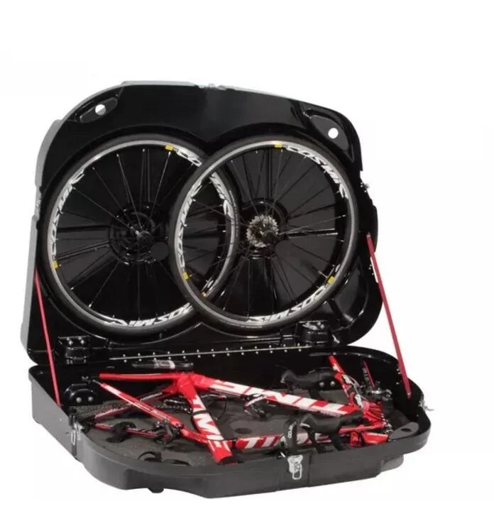 Chinese factory supply ABS road mountain bicycle travel box bike transport case