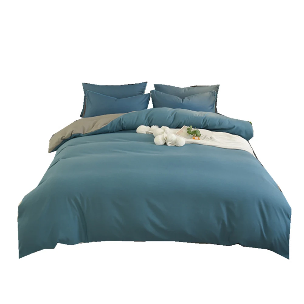 High quality 100% soft brushed microfiber duvet cover for home and hotel duvet cover set