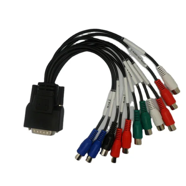 
 D-sub 11 rca кабель-штекер db25 соединитель  