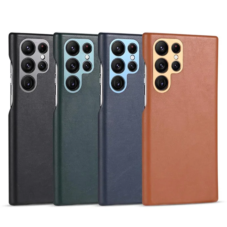 Newest Leather Case for Galaxy S22 Plus S 22 Ultra Carcasas S21FE S 21 S21 PLUS S21 Ultra Samsung Bumper Case