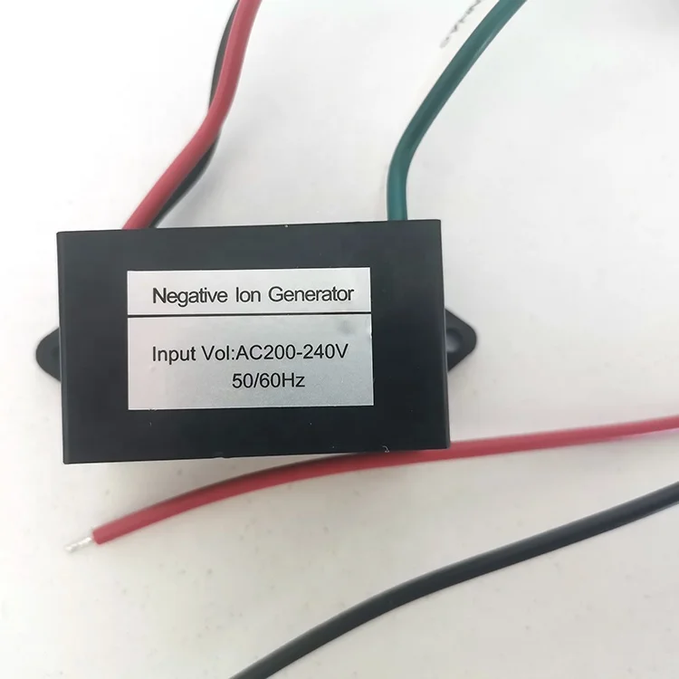 AC220V negative ion generator with carbon brush output for air purifier parts